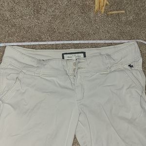 Abercrombie Tan flare leg pants